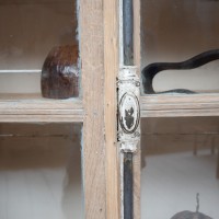 Antique 4-door wooden display cabinet, 1930