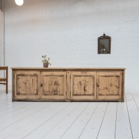 Grande enfilade 4 portes en bois, début 20ème