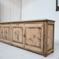 Grande enfilade 4 portes en bois, début 20ème