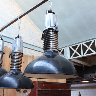 Lampe industrielle "philips" 1950