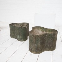 Pair of Willy Guhl planters 1950