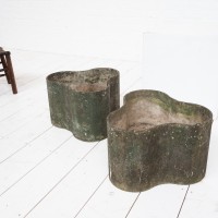 Pair of Willy Guhl planters 1950