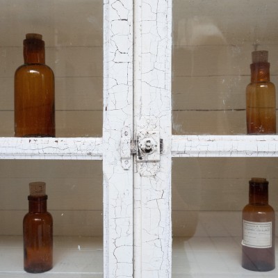 Early 20th Century Wooden Display Cabinet