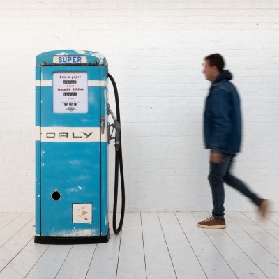 French SATAM petrol pump, 1950