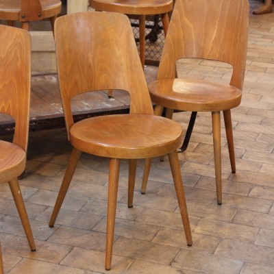 Série de 6 chaises "Baumann" 1960