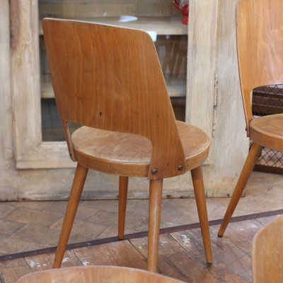 Set of 6 chairs "Baumann" 1960