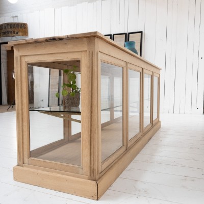 French oak laboratory display cabinet, 1930 (1)