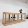 French oak laboratory display cabinet, 1930 (2)