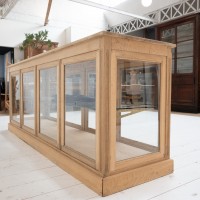 French oak laboratory display cabinet, 1930 (2)