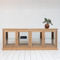 French oak laboratory display cabinet, 1930 (2)