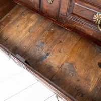 French Louis XVI period walnut chest of drawers, 18th century