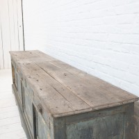 Wooden sideboard with sliding doors, early 20th century