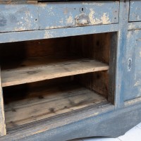 Wooden sideboard with sliding doors, early 20th century