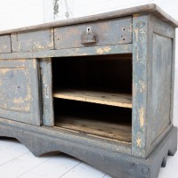 Wooden sideboard with sliding doors, early 20th century