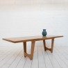 Table en chêne par GUILLERME et CHAMBRON  France vers 1960