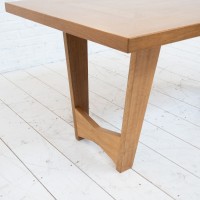 GUILLERME et CHAMBRON oak dining table France circa1960