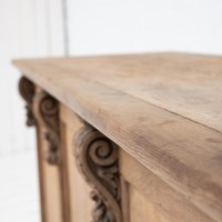 French oak shop counter, early 20th century