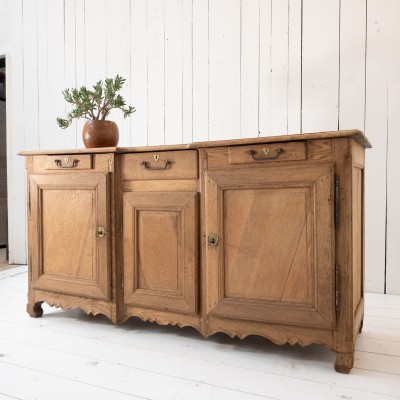 Antique French oak sideboard 18th century