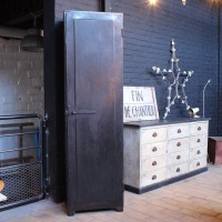 Old industrial metal cabinet