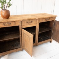 Antique French oak sideboard 18th century