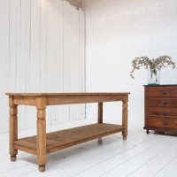 French oak console, 1950