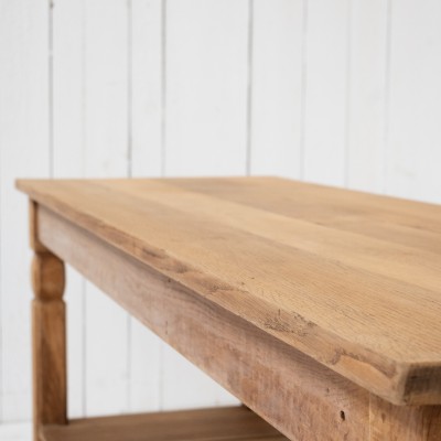 French oak console, 1950