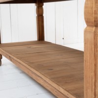 French oak console, 1950