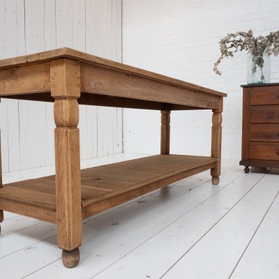 French oak console, 1950