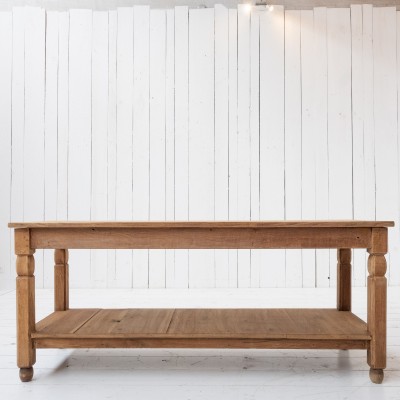 French oak console, 1950