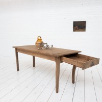 French oak farmhouse table, early 20th century