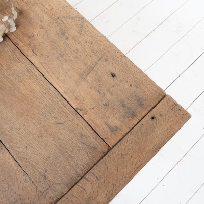 French oak farmhouse table, early 20th century