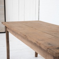 French oak farmhouse table, early 20th century