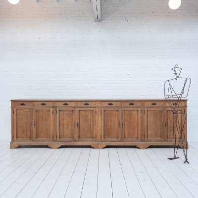 Large oak sideboard, 1930