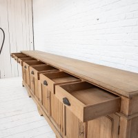 Large oak sideboard, 1930