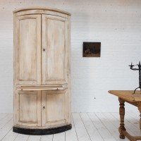 Wooden corner cabinet circa 1900