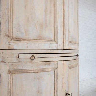 Wooden corner cabinet circa 1900