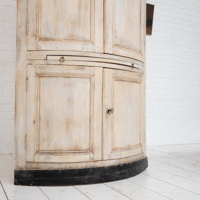 Wooden corner cabinet circa 1900