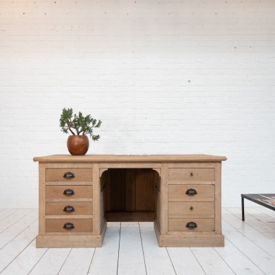 French oak desk, early 20th century