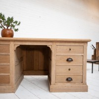 French oak desk, early 20th century