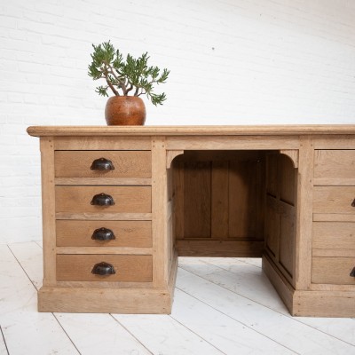 French oak desk, early 20th century