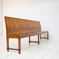 French bentwood brewery bench, 1930