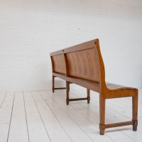 French bentwood brewery bench, 1930