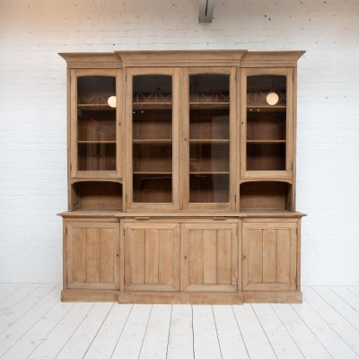 Oak apothecary cabinet circa 1900