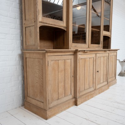 Oak apothecary cabinet circa 1900