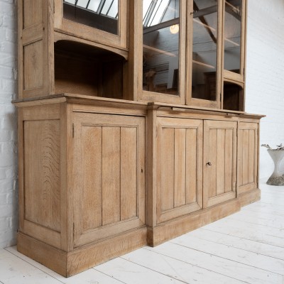 Oak apothecary cabinet circa 1900