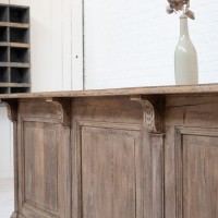 Oak haberdashery counter, early 20th century