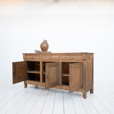 Oak 3-door sideboard, 19th century