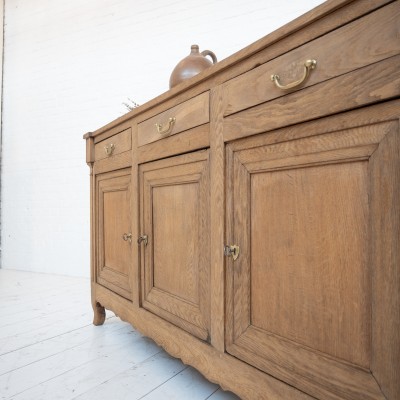 Oak 3-door sideboard, 19th century