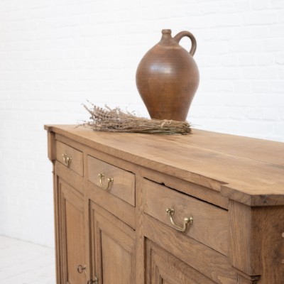 Oak 3-door sideboard, 19th century