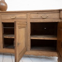 Oak 3-door sideboard, 19th century